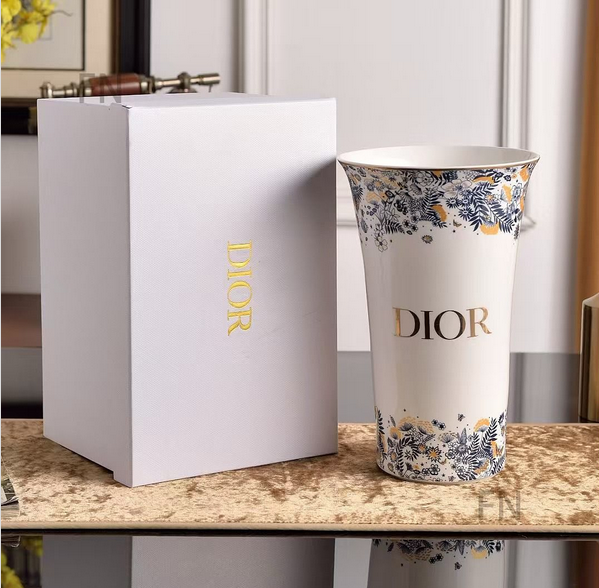 Vase white and blue - Dior Vase | Aleppo Gift UAE